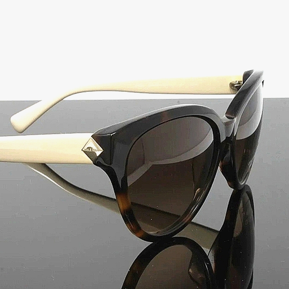 Cole Haan Sunglasses Brown Cream 58-17-135 Designer Glasses - Picture 1 of 8